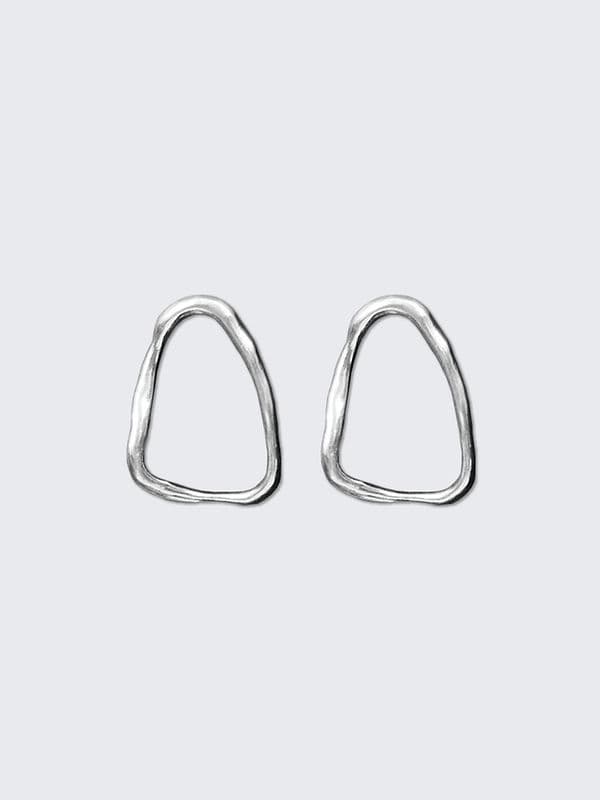 Boucles d'oreilles texturées